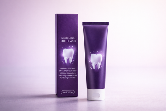 Purple Whitening Toothpaste: Color Correction in Every Brush